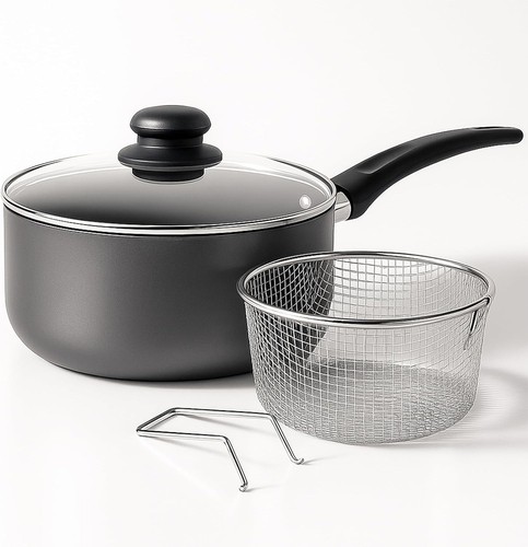 Non stick chip pan deep - stick,