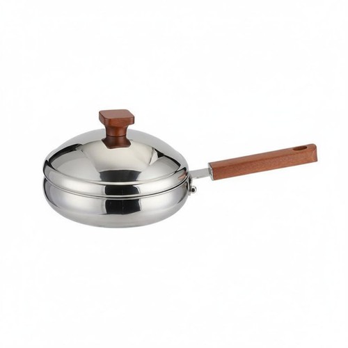 Frying pan tri ply steel - steel, fast