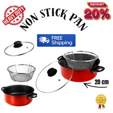 Non Stick Chip Pan with Basket