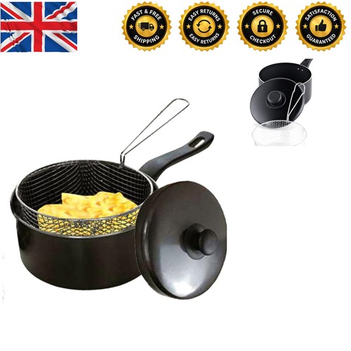 20cm chip pan with - lid, wire
