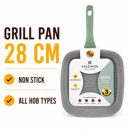 Valdinox 28cm grill - 28cm, non