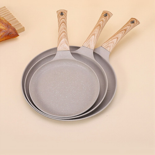 Flat bottom aluminum frying - bottom,