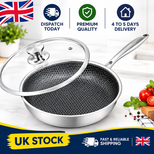 Nonstick frying pan stainless - frying,